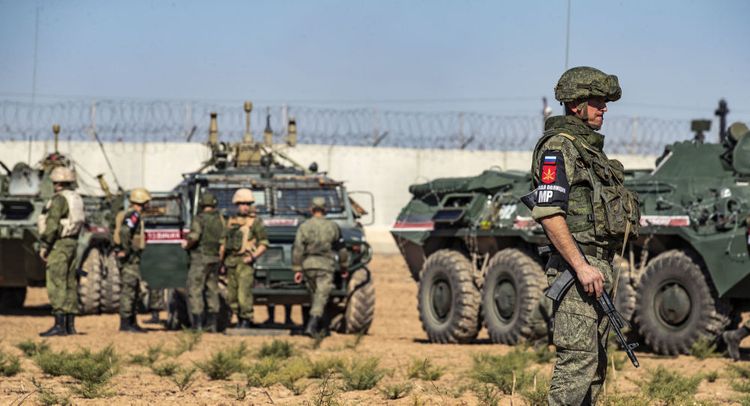 Russian military police continue to patrol Syrian-Turkish border