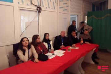 Beynəlxalq müşahidəçilər Mingəçevirdə seçki prosesi izləyir - FOTO