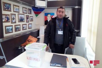 Beynəlxalq müşahidəçilər Mingəçevirdə seçki prosesi izləyir - FOTO