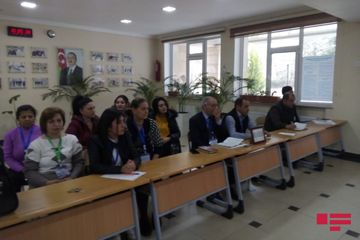Beynəlxalq müşahidəçilər Mingəçevirdə seçki prosesi izləyir - FOTO