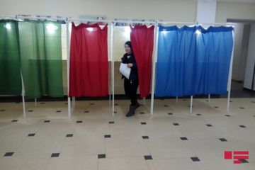 Beynəlxalq müşahidəçilər Mingəçevirdə seçki prosesi izləyir - FOTO