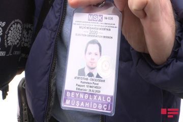 ATƏT müşahidəçisi: "Neqativ hal qeydə alınmayıb"