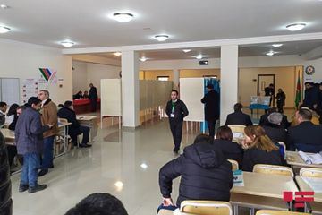 "AJF&Associates, İnc" təşkilatı 15 saylı Yasamal I Seçki Dairəsinin 2 saylı məntəqəsində "exit-poll" keçirir