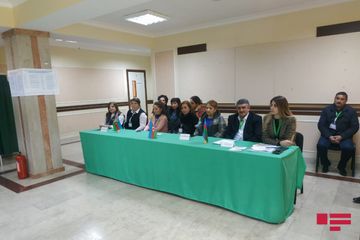 "AJF & Associates, İnc" 26 saylı Sabunçu I Seçki Dairəsinin məntəqələrində "exit poll" keçirir