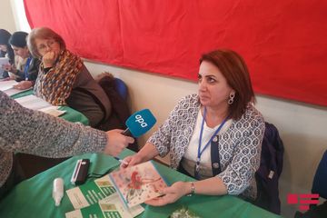 Xankəndi sakinləri parlament seçkilərində səs verir