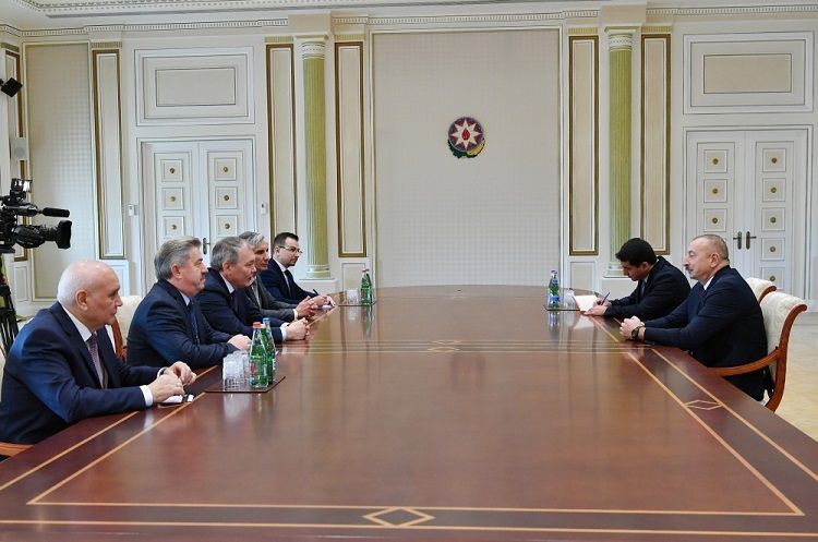 President Ilham Aliyev receives Delegation of State Duma of Russia