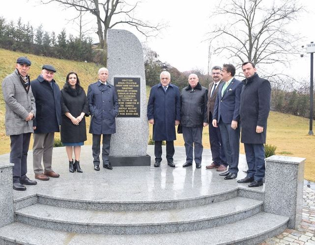 Head of Turkey-Azerbaijan inter-parliamentary friendship group attends Guba Genocide Memorial Complex