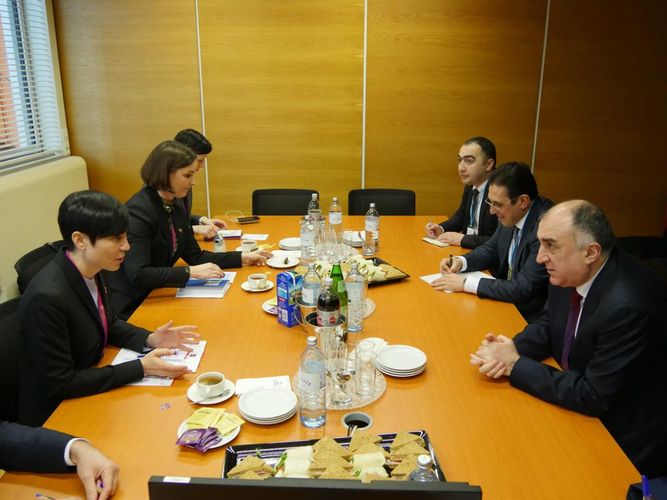 Azerbaijani FM meets with Minister of Foreign Affairs of Norway