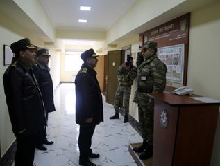 HHQ-nin hərbi hissəsində yeni obyektlər istifadəyə verilib