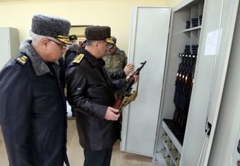 HHQ-nin hərbi hissəsində yeni obyektlər istifadəyə verilib