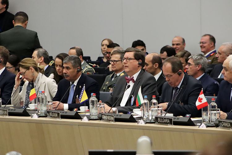 Azerbaijan Defense Minister attended NATO meeting