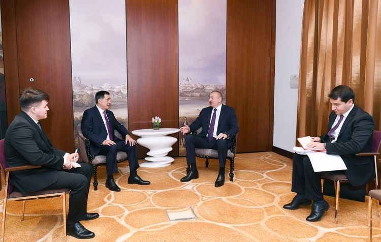 Президент Ильхам Алиев встретился в Мюнхене с генсеком ШОС - ОБНОВЛЕНО