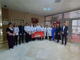 "Araz" supermarketlər şəbəkəsi Uşaq Onkologiya Mərkəzinə 61 212 manatlıq tibbi avadanlıq hədiyyə etdi - FOTO