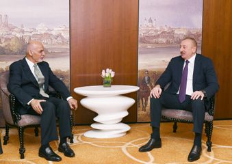 Prezident İlham Əliyev Münhendə Əfqanıstan Prezidenti ilə görüşüb - YENİLƏNİB