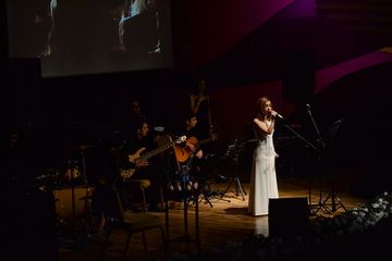 Beynəlxalq Muğam Mərkəzində musiqili-ədəbi gecə keçirilib - FOTO