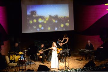 Beynəlxalq Muğam Mərkəzində musiqili-ədəbi gecə keçirilib - FOTO