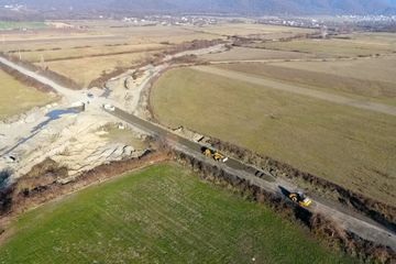 Balakəndə kəndlərarası yol yenidən qurulur - FOTO