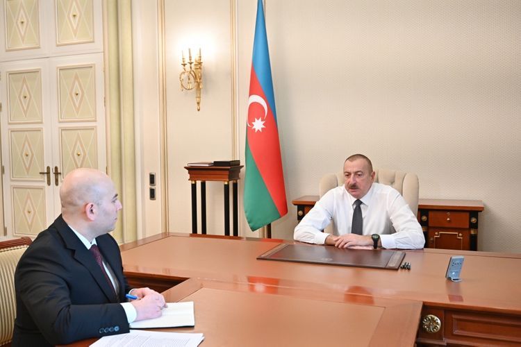 Президент Ильхам Алиев принял председателя правления Бакинского транспортного агентства  - ОБНОВЛЕНО