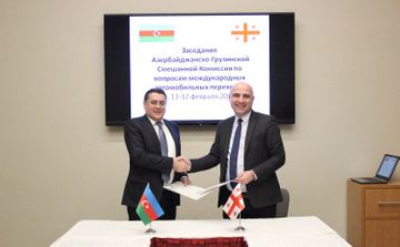 Azərbaycanla Gürcüstan arasında nəqliyyat sahəsində daha bir sənəd imzalanıb - FOTO