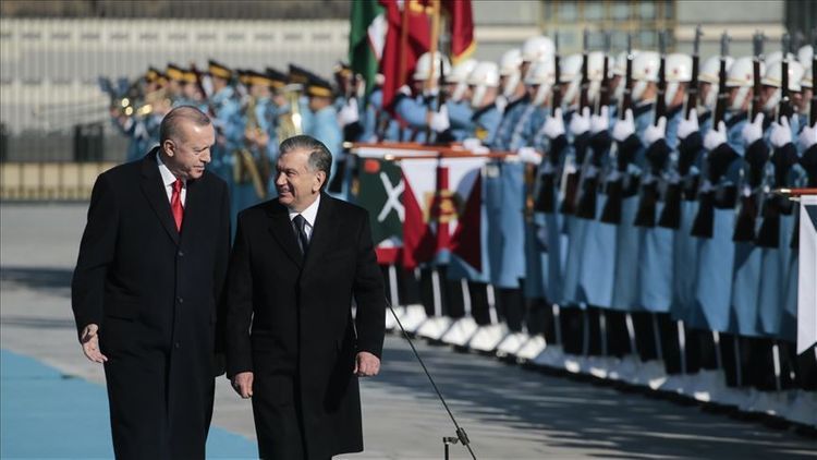 President of Uzbekistan visits Turkey