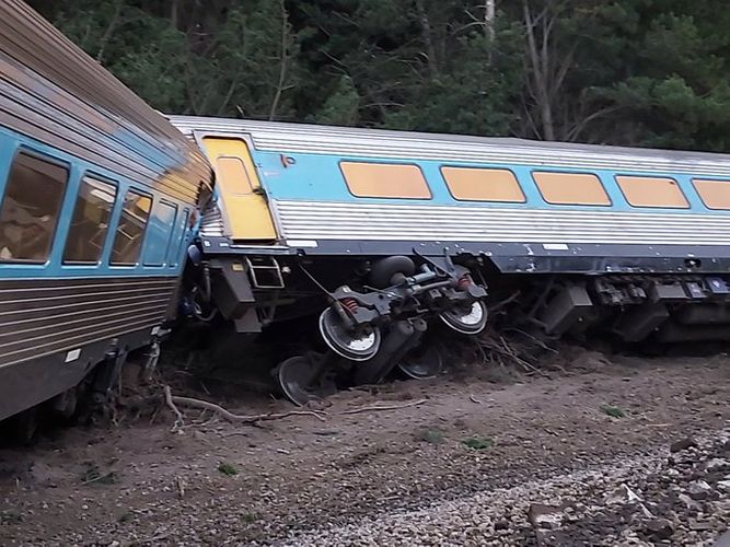 Two dead, several injured as train derails and overturns in Australia