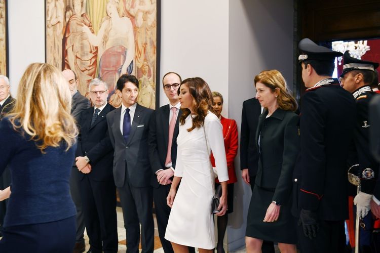 В Риме состоялась церемония официального приветствия президента Азербайджана