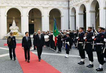 Prezident İlham Əliyevin İtaliya Nazirlər Şurasının Sədri ilə görüşü olub