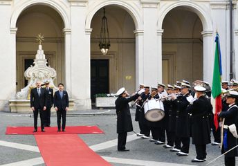 Prezident İlham Əliyevin İtaliya Nazirlər Şurasının Sədri ilə görüşü olub