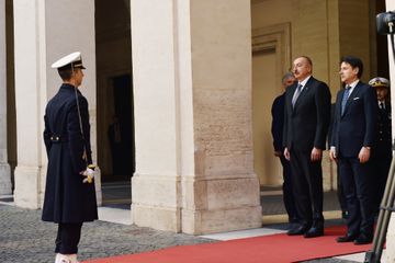 Prezident İlham Əliyevin İtaliya Nazirlər Şurasının Sədri ilə görüşü olub