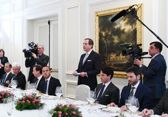 Prezident İlham Əliyev İtaliyanın ən iri şirkətlərinin rəhbərləri ilə birgə işçi nahar edib - YENİLƏNİB