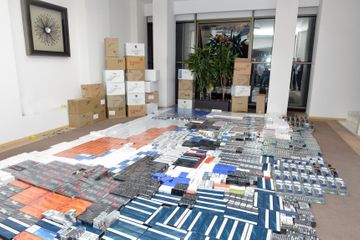 Bakıda aksizsiz alkoqol və tütün məmulatları aşkarlanıb - FOTO