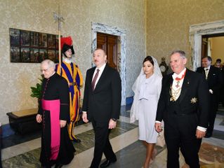 Prezident İlham Əliyev Vatikanda Papa Fransisk ilə görüşüb - YENİLƏNİB