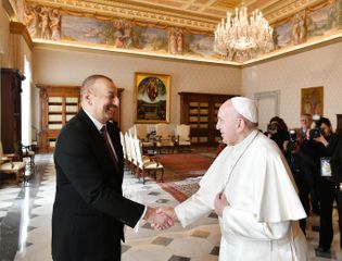 Prezident İlham Əliyev Vatikanda Papa Fransisk ilə görüşüb - YENİLƏNİB