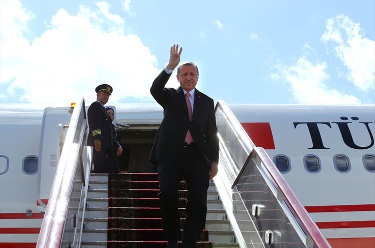 Recep Tayyip Erdogan arrives in Azerbaijan - UPDATED