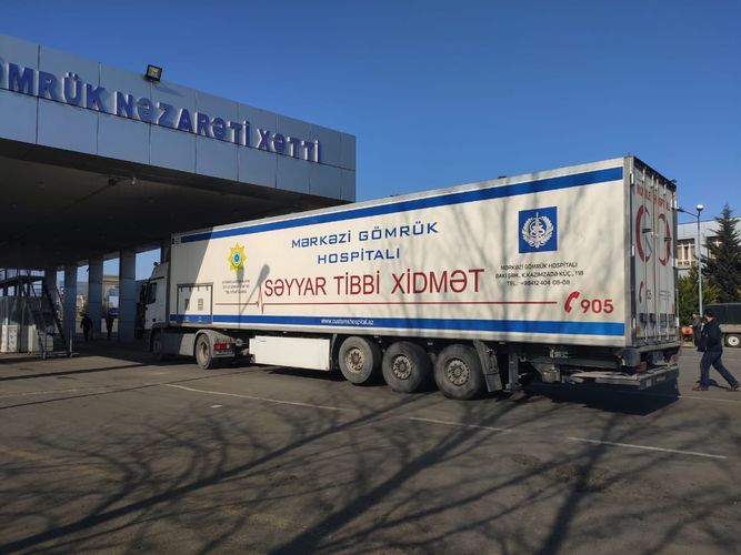 Mobile traveling hospital starts to provide services at Bilesuvar customs border crossing station