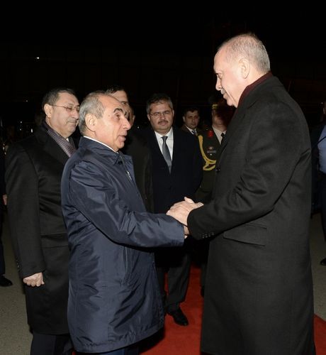 Turkish President Recep Tayyip Erdogan ends visit to Azerbaijan