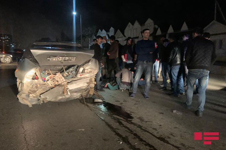 На шоссе Баку-Сумгайыт произошло ДТП, есть пострадавший - ФОТО