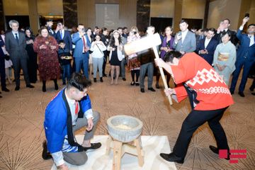 Yaponiya imperatorunun doğum günü münasibətilə ziyafət tədbiri təşkil edilib - FOTO