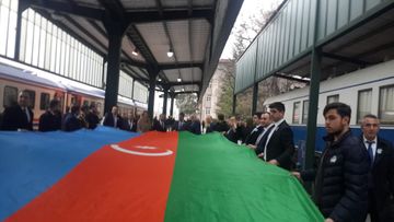 Ankara-Qars qatarında Xocalı sərgisi keçirilir