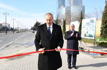 Prezident İlham Əliyev Bakıda yeraltı piyada keçidinin açılışında iştirak edib - YENİLƏNİB