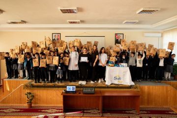"Sun" kağız markası məktəblərdə gigiyena tədrisinə start verib - FOTO