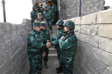 "Qazax" diviziyasının hərbi hissə və bölmələrinə baxış keçirilib - FOTO