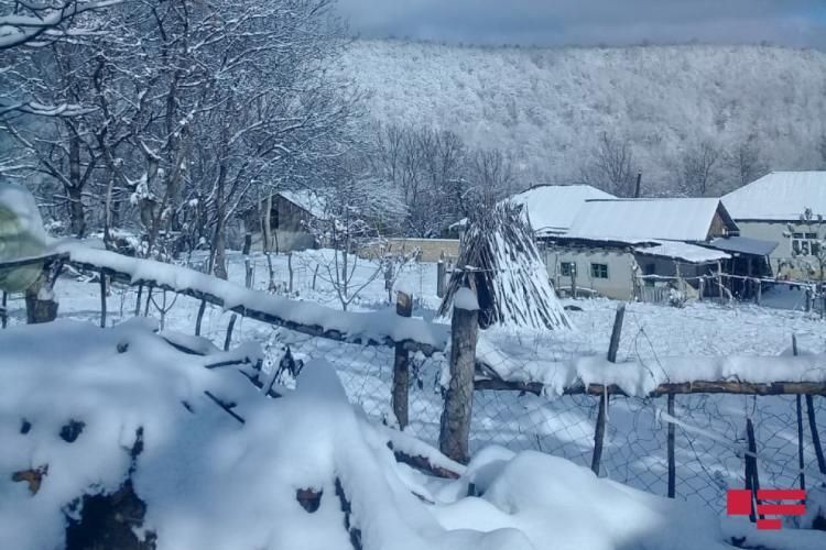 Snow depth hits 10 cm in northern region of Azerbaijan