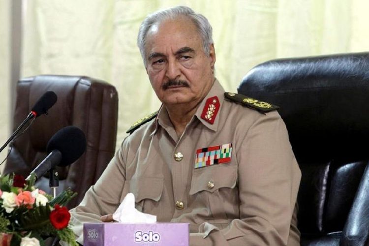 General Khalifa Haftar calls on civilians to take up arms against Turkish troops