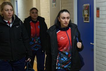 Azərbaycan millisi Avropa Olimpiya Təsnifat Turnirinə məğlubiyyətlə başlayıb - FOTOSESSİYA