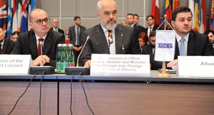 OSCE Chairperson-in-Office Edi Rama presents Albania’s 2020 priorities to Permanent Council: “Implementing our commitments together”