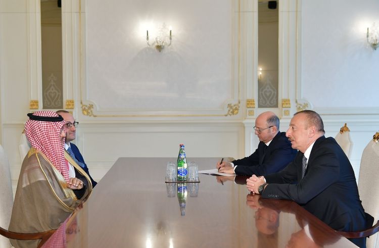 President Ilham Aliyev receives Chairman of Board of ACWA Power and Chief Executive Officer of Masdar