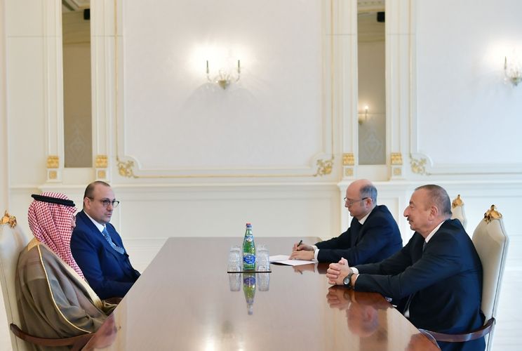President Ilham Aliyev receives Chairman of Board of ACWA Power and Chief Executive Officer of Masdar