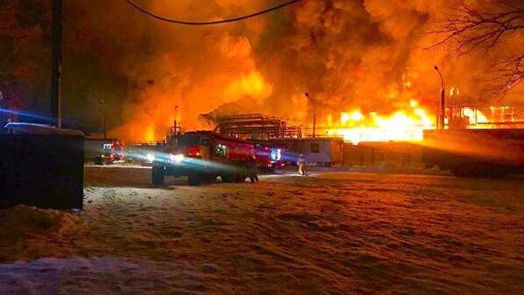 В России ликвидировали горение на нефтезаводе «Лукойла» - ОБНОВЛЕНО