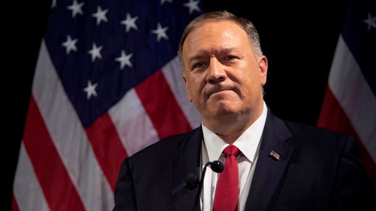 Pompeo discusses Iran and Libya with EU top official